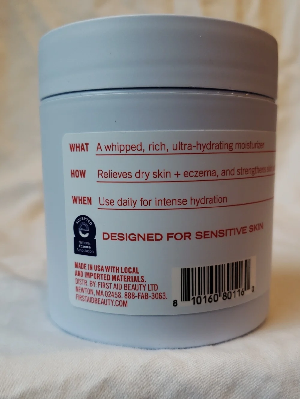 First Aid Beauty Ultra Repair Cream Colloidal Oatmeal 6 oz  New